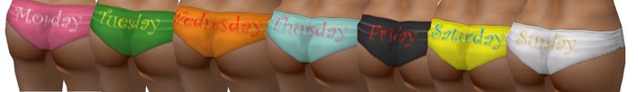 Cady's Days of the Week Knicker Pack 