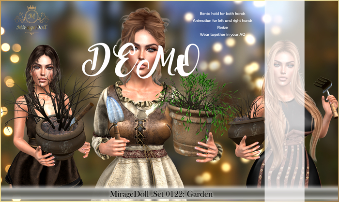 DEMO MirageDoll .Set 0122: Garden