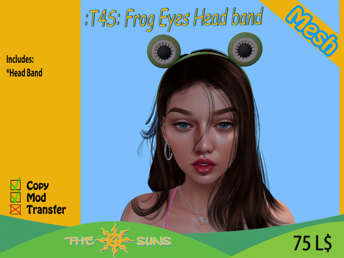 :T4S: Frog  Eyes Head band