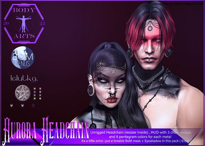 BodyArts - Aurora Headchains