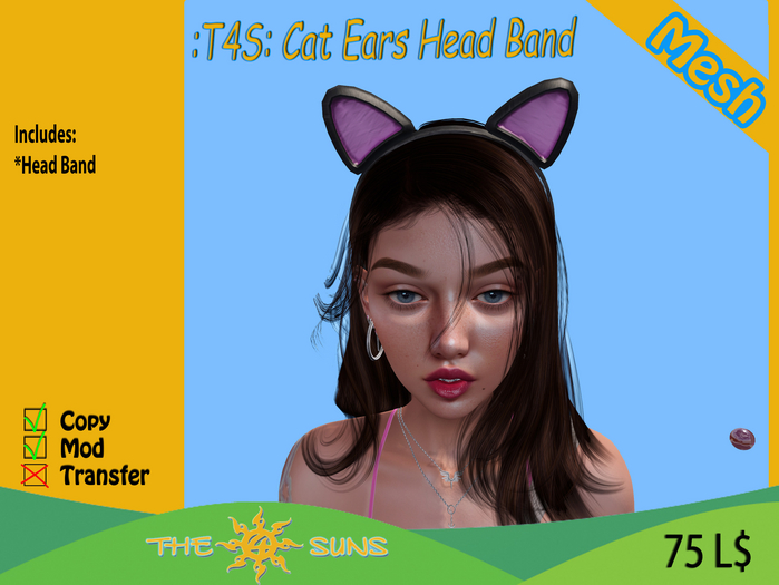 :T4S: Cat Ears Head Band