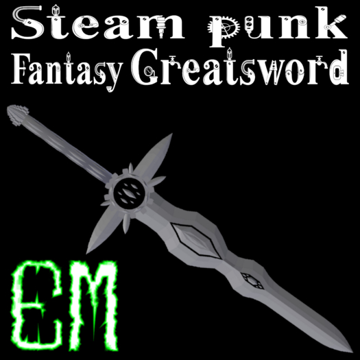 Steam Punk Fantasy Greatsword