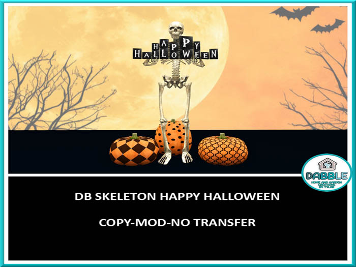 .:TT:.  SKELETON HAPPY HALLOWEEN box