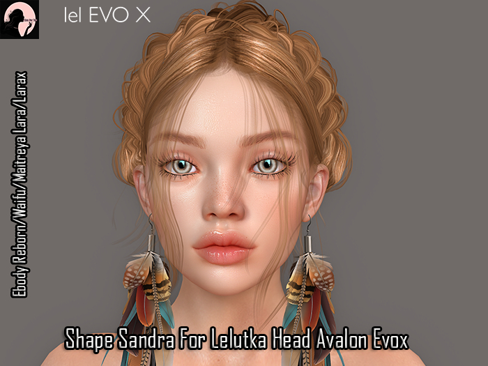 Shape  Sandra for Lelutka  Head Avalon   Evox