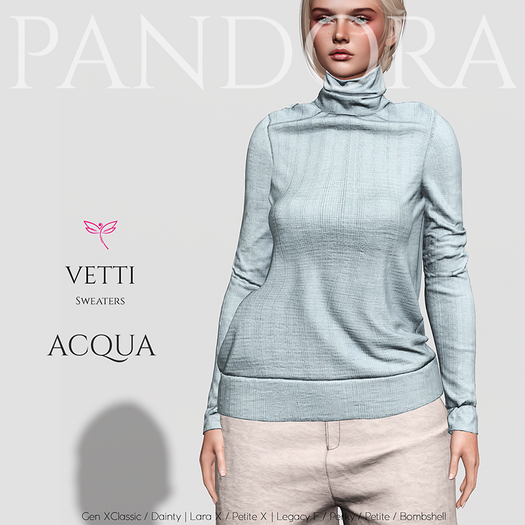 PANDORA - VETTI Sweaters - Acqua -