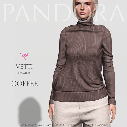 PANDORA - VETTI Sweaters - Coffee -