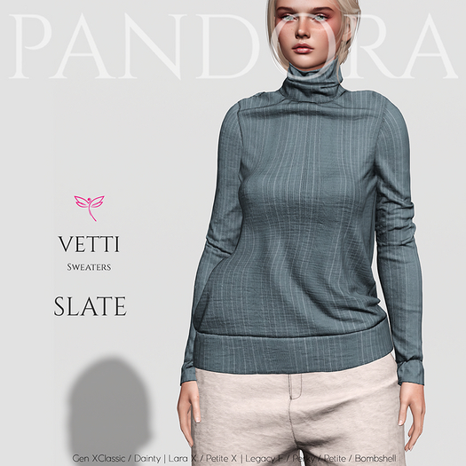PANDORA - VETTI Sweaters - Slate -