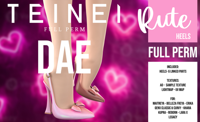 TEINEI - RUTE HEELS W DAE - FULL PERM