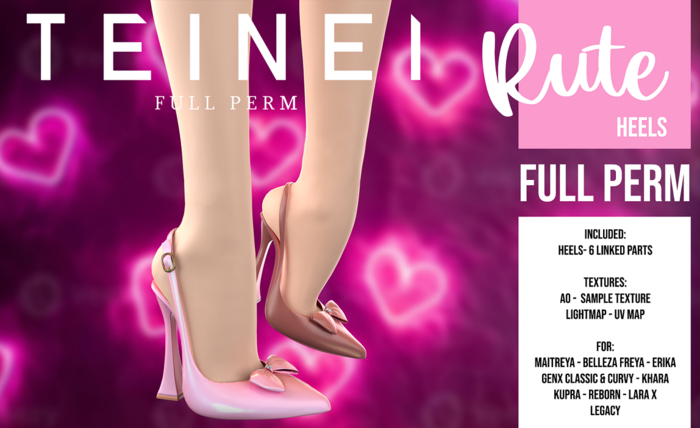 TEINEI - RUTE HEELS - FULL PERM