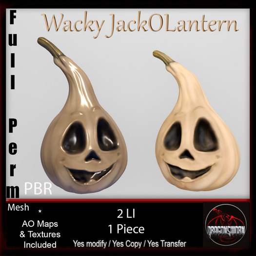 Full Perm Wacky JackOLantern