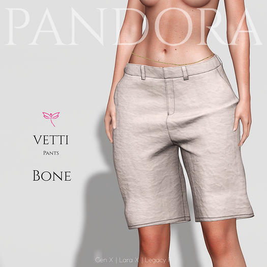 PANDORA - VETTI Pants - Bone -