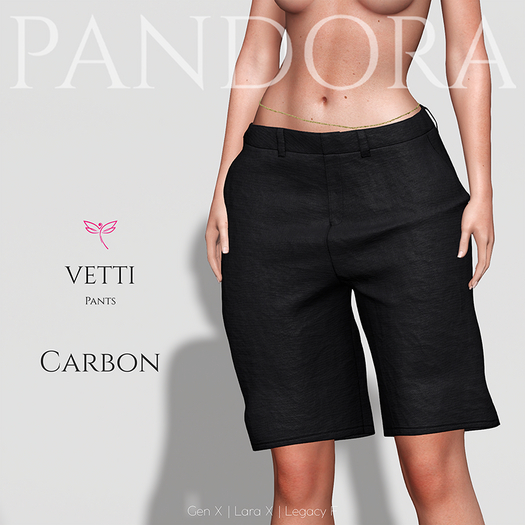 PANDORA - VETTI Pants - Carbon -