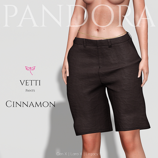 PANDORA - VETTI Pants - Cinnamon -