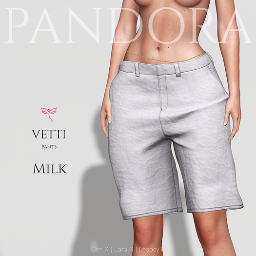 PANDORA - VETTI Pants - Milk -