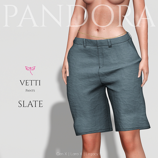 PANDORA - VETTI Pants - Slate -
