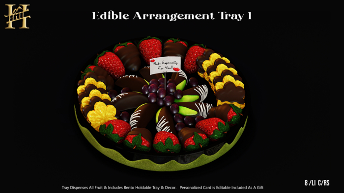 Chef Hill. Edible Arrangement Tray 1 