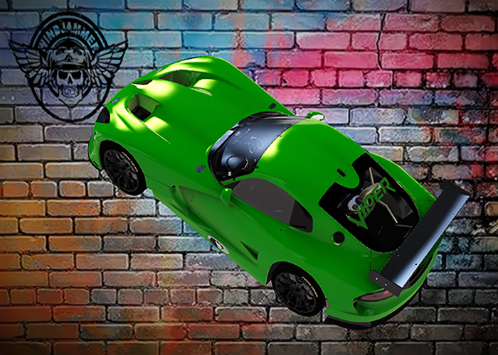 DODGE VIPER - LIME - CAR