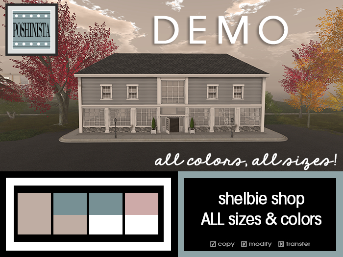 Poshinista Shelbie Shop Med (PartMesh) Neutral DEMO