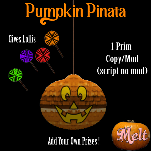 {Melt} Pumpkin Pinata
