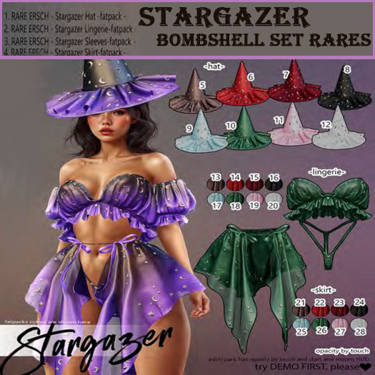ERSCH - Stargazer {Bombshell} SET RARES