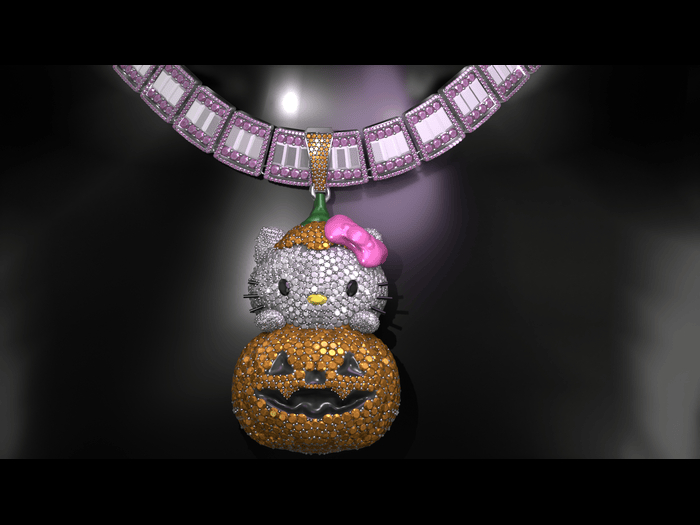 Halloween Hello Kitty Chain Unpacker