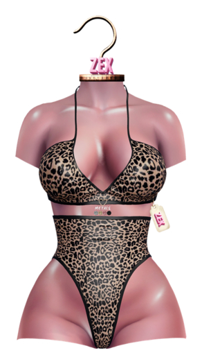 Ciara Bikini Set * Animal Print 02 * LaraX, Reborn, Waifu, Legacy, BombShell, GenX, Curvy