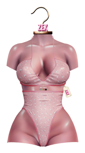 Ciara Bikini Set * Pink * LaraX, Reborn, Waifu, Legacy, BombShell, GenX, Curvy