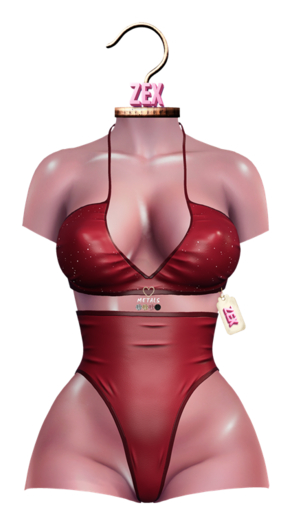 Ciara Bikini Set * Red * LaraX, Reborn, Waifu, Legacy, BombShell, GenX, Curvy