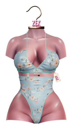 Ciara Bikini Set * Vintage Flowers * LaraX, Reborn, Waifu, Legacy, BombShell, GenX, Curvy