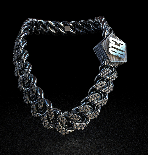 [813]Silver Florida Cuban Link