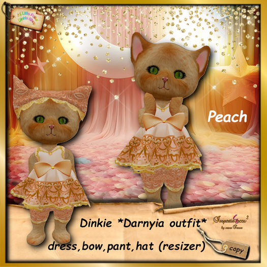Dinkie Darnyia outfit peach