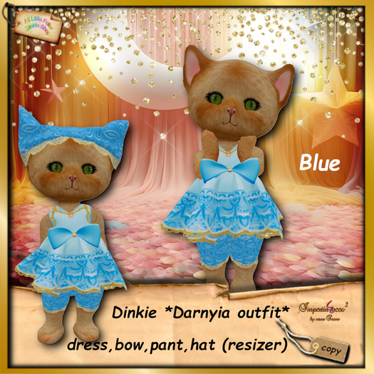 Dinkie Darnyia outfit blue