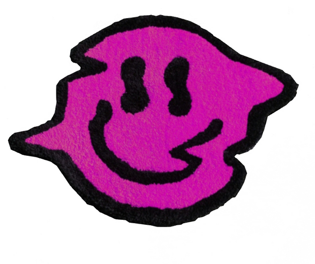 (DOOMSDAY) SMILEY RUG (PINK)