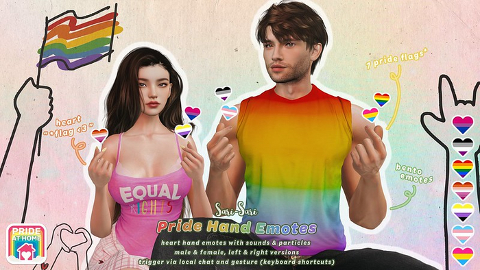 Sari-Sari - Pride Hand Emotes
