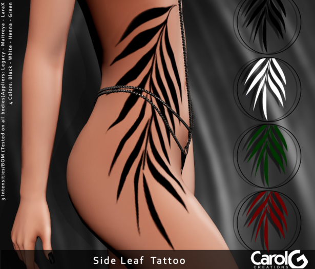 [CAROLG] Palm Tattoo - 4 Colors 