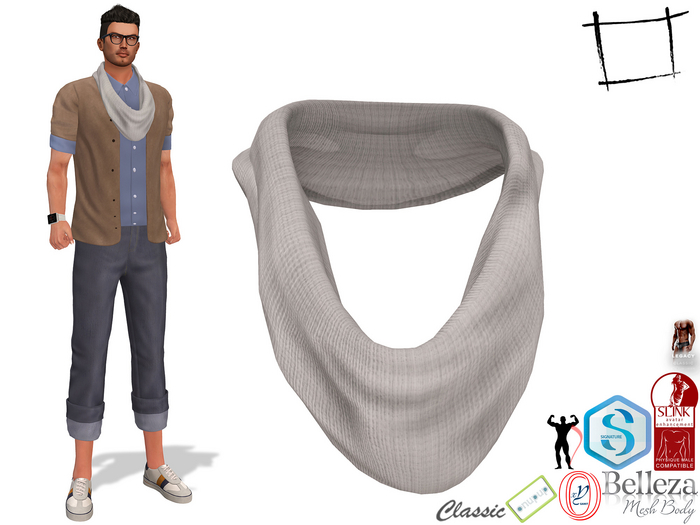 Full Perm Men's Tube Shawl Slink Male, Belleza Jake, Signature Gianni, Onupup, Ocacin Gamit, Legacy Male