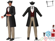 SAVE! Full Perm Men's Western Outfit Slink Male, Belleza Jake, Signature Gianni, Onupup, Gamit, Adin, Legacy Male