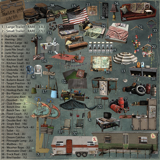 8 -DRD- Trailer Park - Junk Pile Large