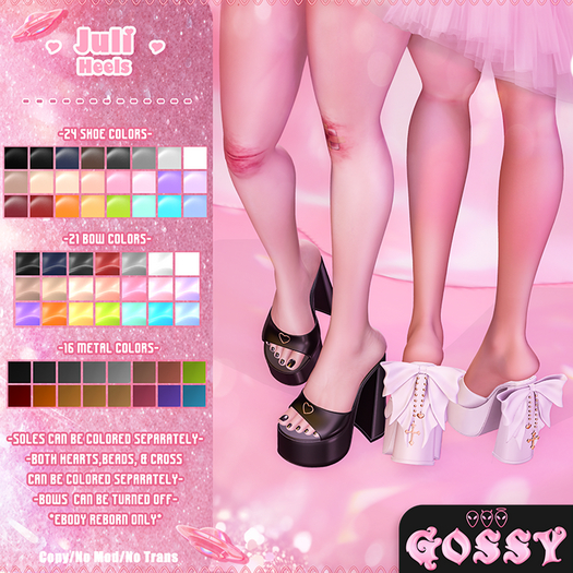 GOSSY~ Juli Heels (Reborn)