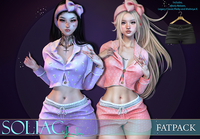 SOLIAC - Short Lulu - Black