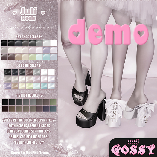 GOSSY~ Juli Heels *DEMO*