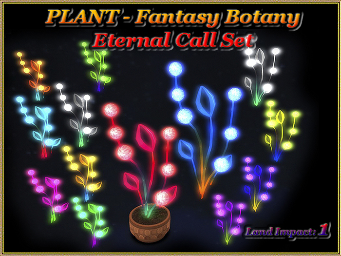 PLANT - Fantasy Botany - Eternal Call Set (1 LI) (Full perm)