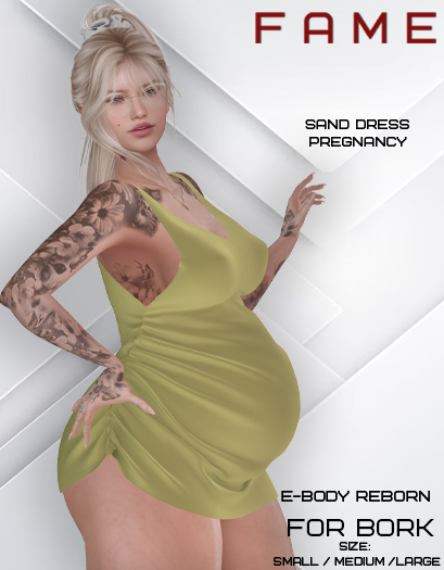 ::FM SAND Dress  e-Body Reborn - BORK S/M/L  #T7
