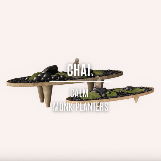 CHAI. Calm  Monk Planters  (Rez Me)