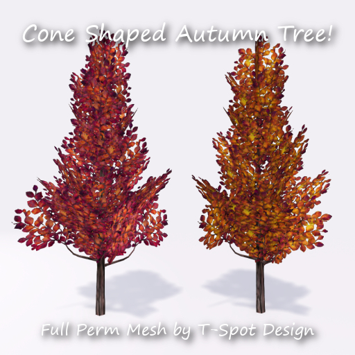 T-Spot Mesh - Cone Shaped Autumn Tree - FP - LI=4.5