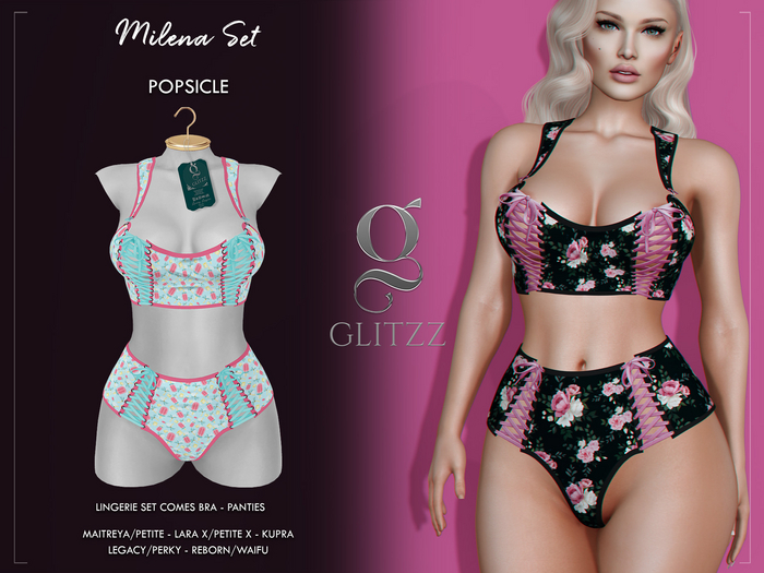 [Glitzz] Milena Set - Popsicle