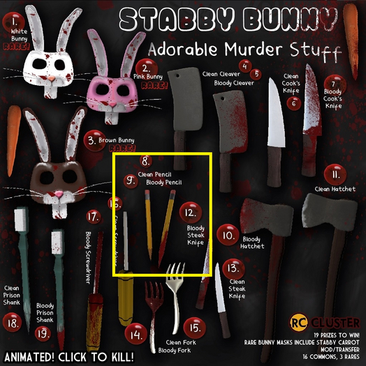 -RC- Stabby Pencil (bloody)