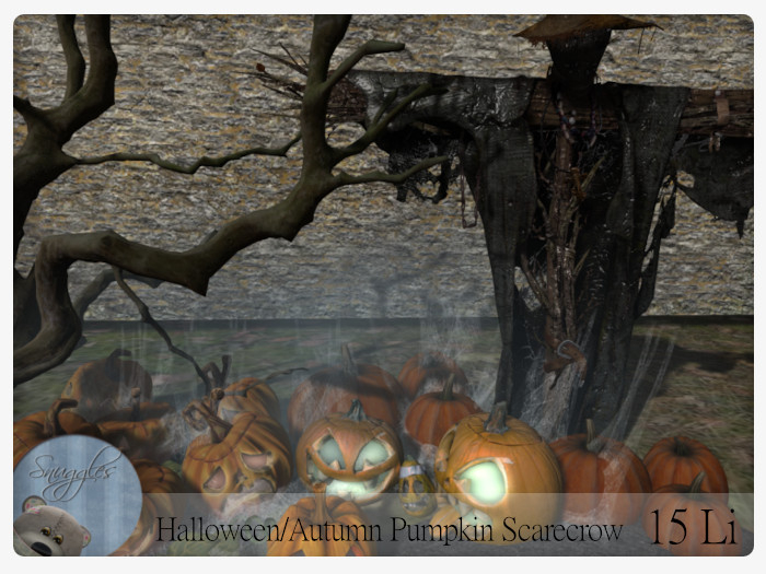 Halloween/Autumn Pumpkin Scarecrow By Snuggles