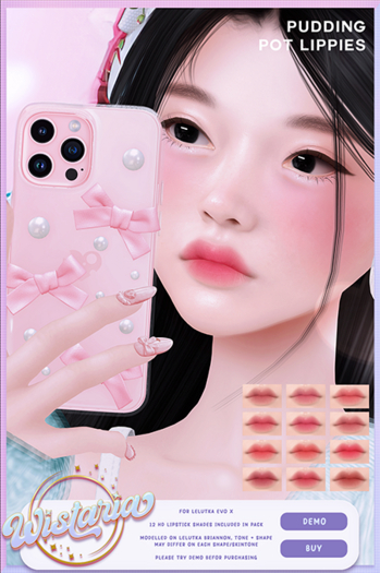 { wistaria } // Pudding Pot Lippies ~ LeL Evo X