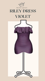 DRAMA QUEEN Riley Dress - Violet (ADD)